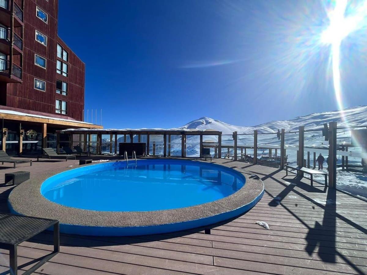 Apartamento Edif Mirador Del Inca Espectacular Loft En Valle Nevado 10pax Piscina Santiago